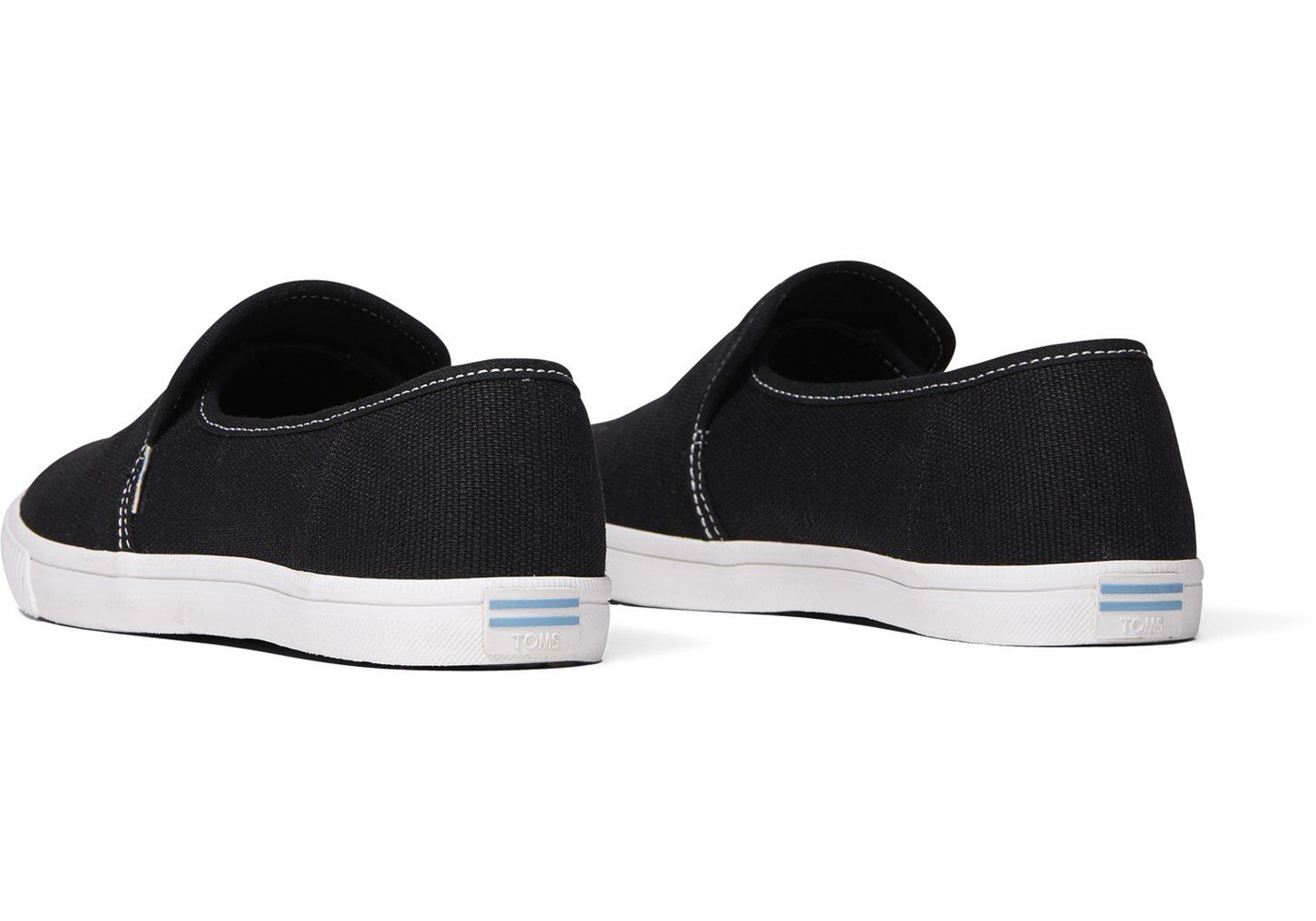 Toms Slip On Damskie Czarne - Clemente - 03WFYOVKL